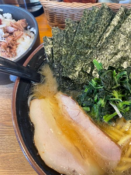 「ラーメン 海苔 豚メシ」@ラーメン 大山家の写真