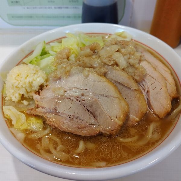 「デフォ＋豚2(にんにくあぶらまし)」@ハイパーファットンの写真