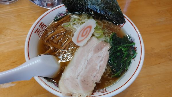 「らぁめん(鶏支那そば)　　脂多め」@らぁめん 鶏支那屋の写真