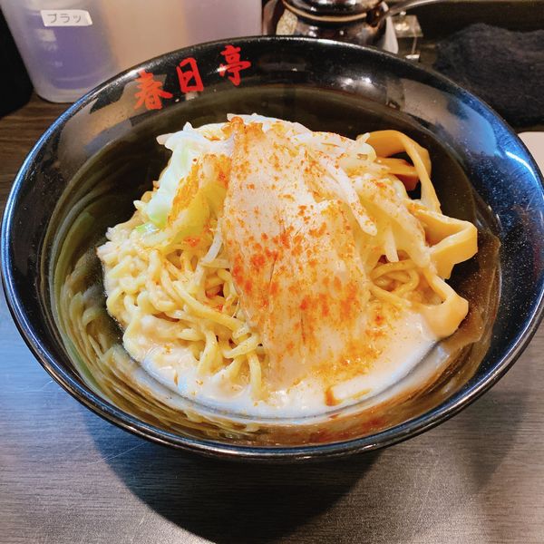 「鶏豚あぶらそば」@油そば専門店 春日亭 東池袋店の写真