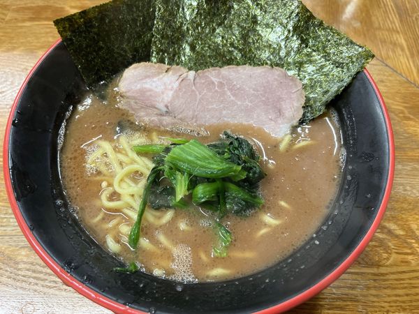 「ラーメン　麺硬め」@麺家 紫極の写真