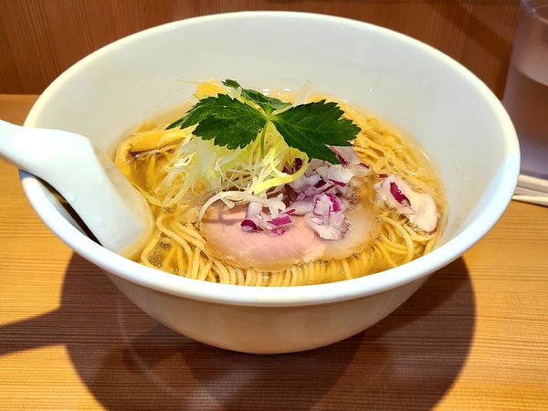 「塩らぁ麺 ～ポルチーニ香る～」@らぁ麺 ふじ田 水戸本店の写真