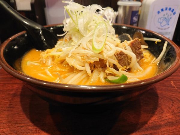 「味噌オロチョン（９３０円）＋麺大盛（１５０円）」@北海道らーめん ひむろ 上野店の写真