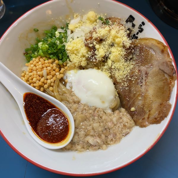 「【限定】油そば+追い飯付 1000円」@らーめん よし丸の写真