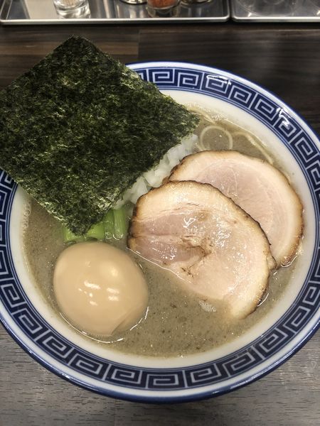 「味玉濃厚煮干中華そば1000円」@錦糸町中華そば さん式の写真