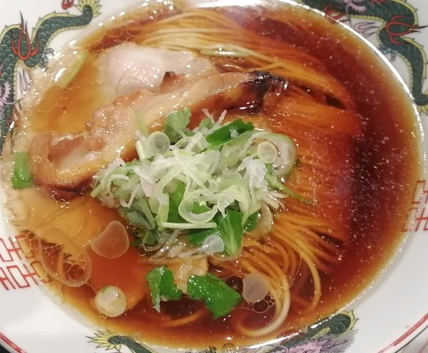 「醤油noodle¥900」@トーキョーニューミクスチャーヌードル 八咫烏 CHIKARABOの写真