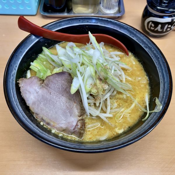 「レッドカレーらーめん￥650」@原点らーめんの写真