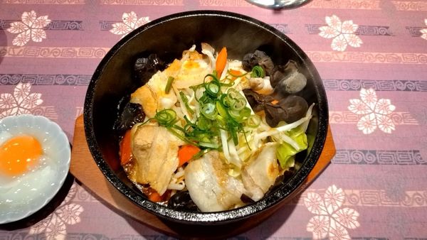 「スパイシーだしソース＆三元豚_750円」@東京中野 大成軒の写真