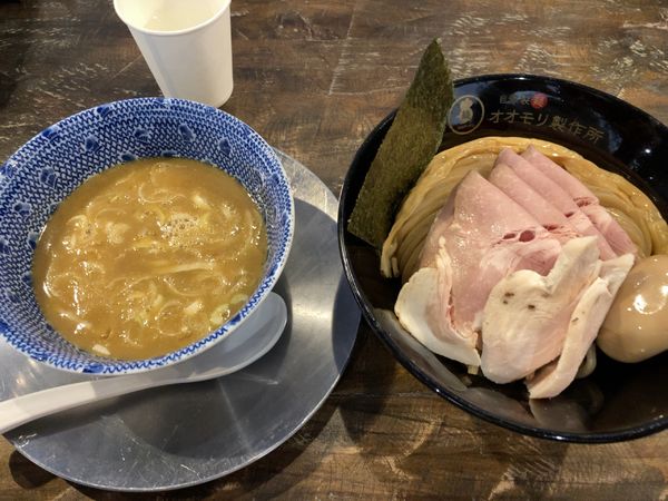 「上鶏つけそば 並」@自家製麺 オオモリ製作所の写真