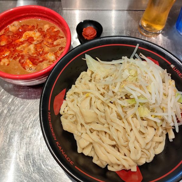 「紅つけ麺､辛みそ増し」@麺創研 紅 府中の写真