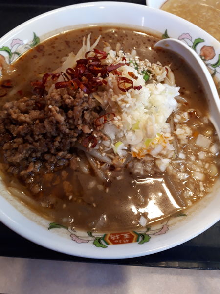 「辣菜麺」@餃子の王将 伊勢崎店の写真