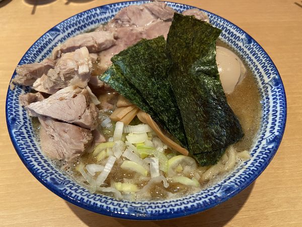 「中華半チャーシュー（太麺）」@くり山の写真