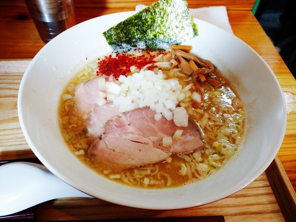 「味噌中華蕎麦（900円くらい）＋カレーの和え玉（250円）」@中華蕎麦 晴天の写真