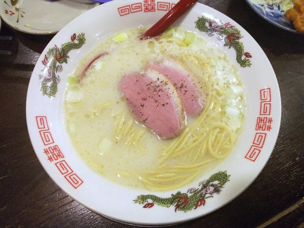 「【Xmas限定】鴨白湯そば　850円」@立ち呑み居酒屋 金町製麺の写真