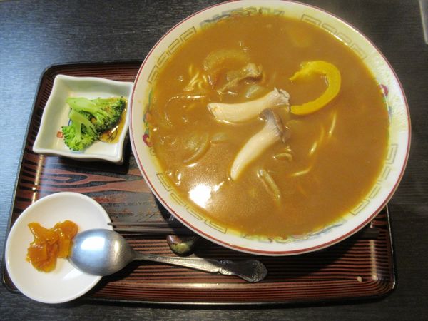 「カレーラーメン（900円）」@海藻そば 丸口屋の写真