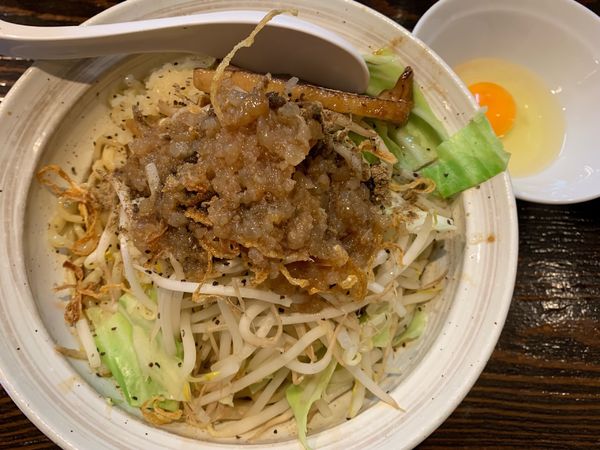 「汁なし煮干し二郎」@麺屋 武平の写真