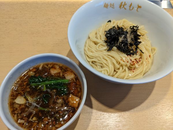 「鰹醤油つけ麺」@麺処 秋もとの写真