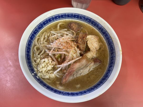 「小ラーメン(麺半分.野菜少なめ.ニンニク少し) 800円」@ラーメン二郎 桜台駅前店の写真