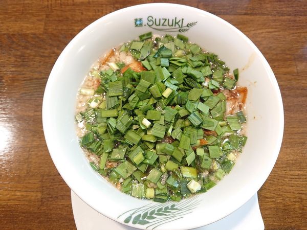 「鹿沼ニラらぁ麺（１０００円）」@麺.SUZUKiの写真