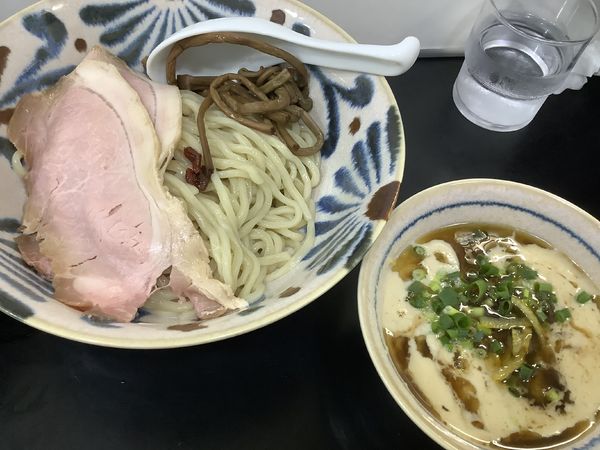 「[限定]鶏ポタつけ麺」@自家製麺SHINの写真