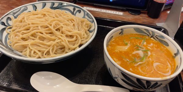 「辛味噌肉つけ麺 大盛」@壱鵠堂 夏見台店の写真