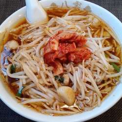 スタミナZキムチラーメン（醤油）　牛ホルモン追加　麺大盛り