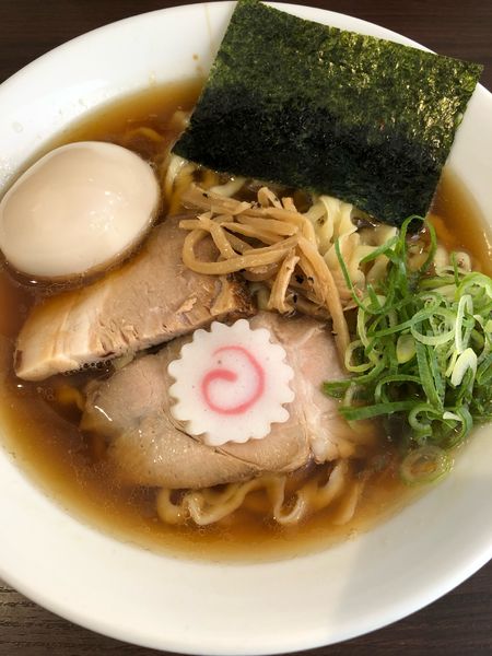 「醤油味玉ラーメン中盛」@麺や 河野の写真