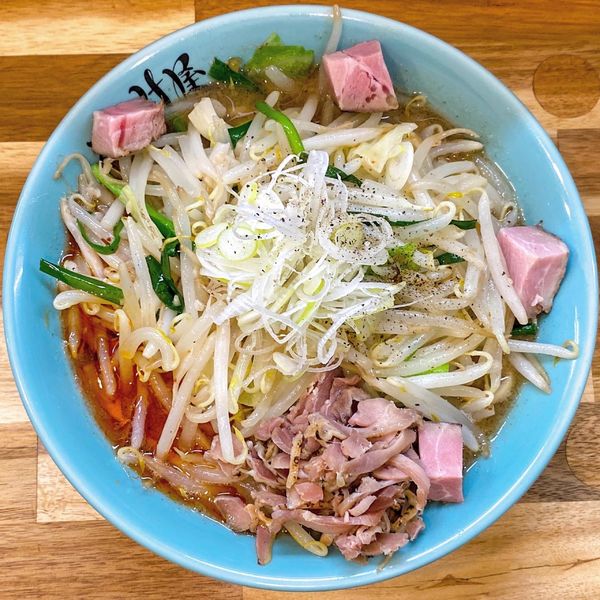 「こいけ屋タンメン 野菜増し（大盛・太麺）¥1,100」@仙臺自家製麺こいけ屋分店 綠栽の写真