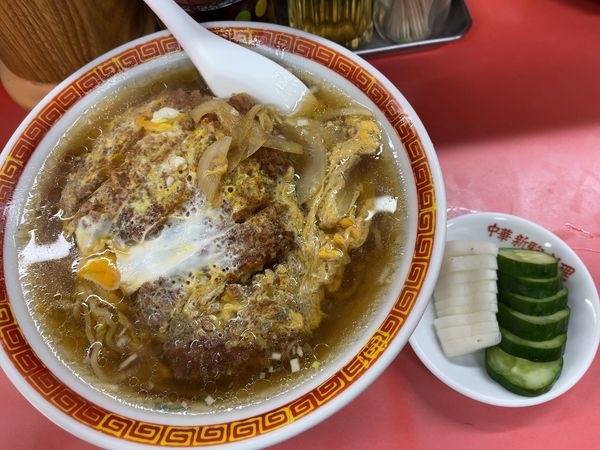 「カツそば800円」@新駒の写真