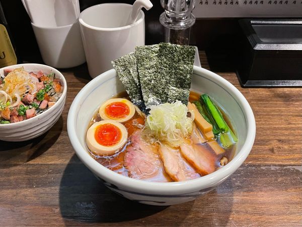 「特製中華そば（醤油）¥1300」@櫻井中華そば店の写真