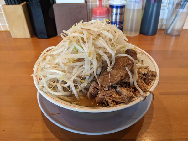 「らーめん（野菜まし、ニンニクなし・脂なし）」@らーめん たん二郎の写真