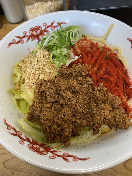 「汁なし坦々麺（並）」@自家製麺 てんかの写真