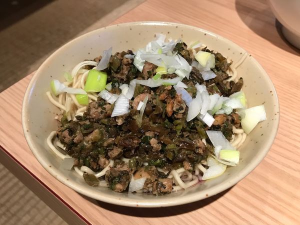 「追い和え麺　300円」@おそうざいと煎餅もんじゃ さとうの写真