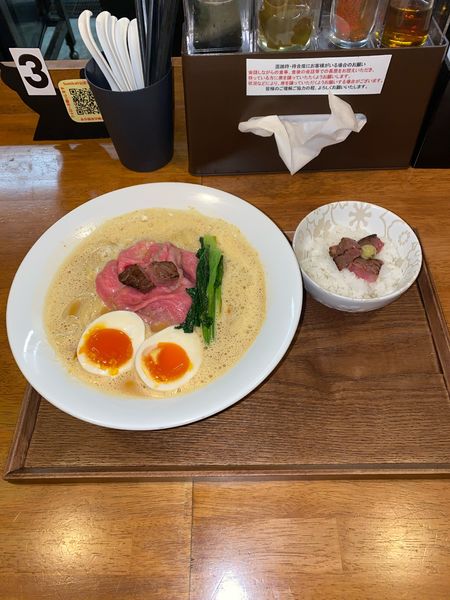 「うにくらぁ麺味玉¥2,400円(Xmas限定)」@らぁ麺はうす Sumika0の写真