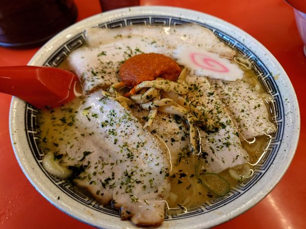 「赤湯辛味噌チャーシュー麺　大盛り」@龍上海 赤湯本店の写真