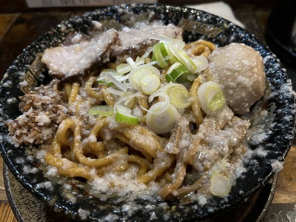 「爆盛油脂麺300g」@らーめん 平太周 味庵の写真