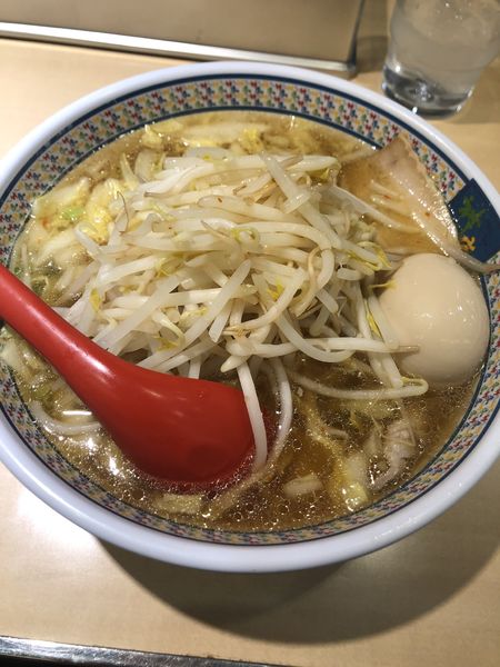 「煮卵もやしラーメン」@どうとんぼり神座 心斎橋店の写真