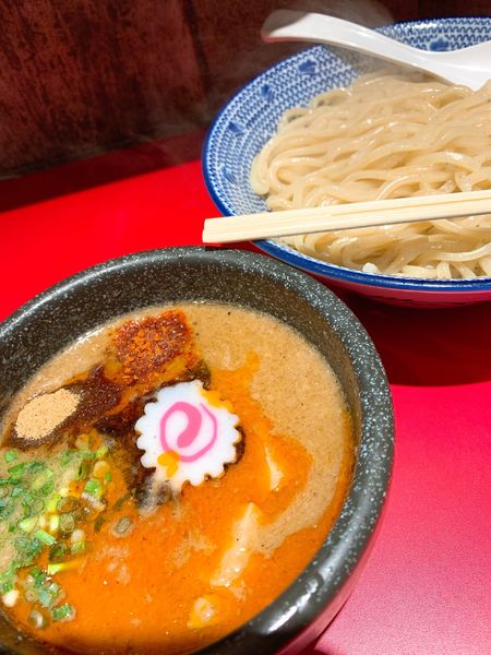 「濃厚つけ麺　旨辛」@サンシン 南越谷店の写真