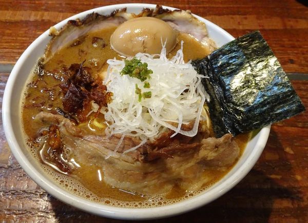 「悪〇（1,200円）」@元祖一条流がんこラーメン たま館分店の写真