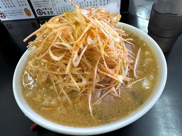 「味噌らぁめん中＋辛ネギ」@中華そば 亀喜屋の写真