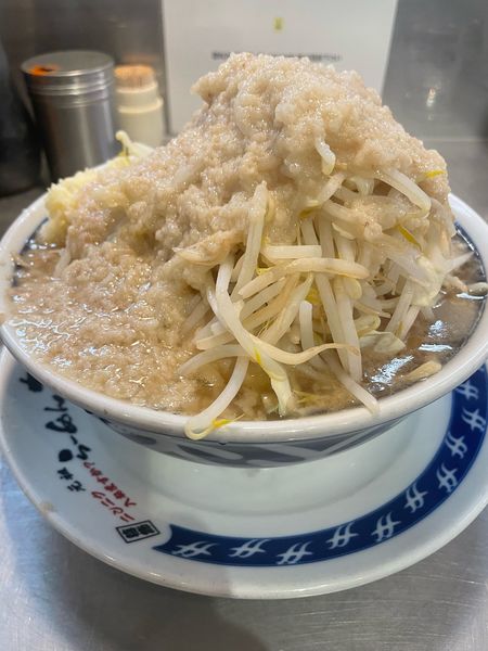 「ラーメン300g味玉」@ラーメン大 堀切店の写真