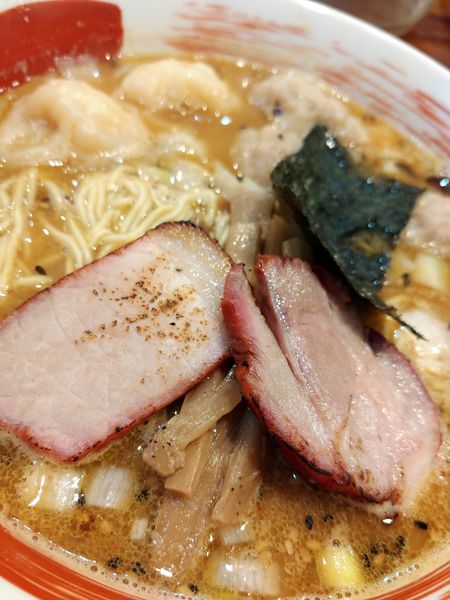 「味噌ミックスワンタンメン」@麺屋 悠の写真