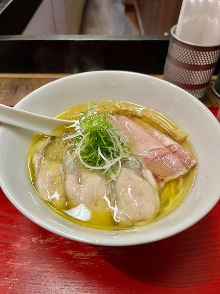 「【限定】仙鳳路牡蠣塩蕎麦」@神保町黒須の写真