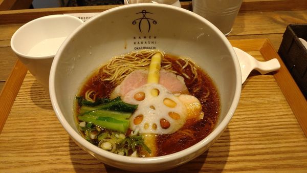 「清湯醤油」@案山子の写真