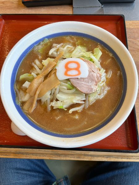 「8番セット・味噌 890円」@8番らーめん 古府南店の写真