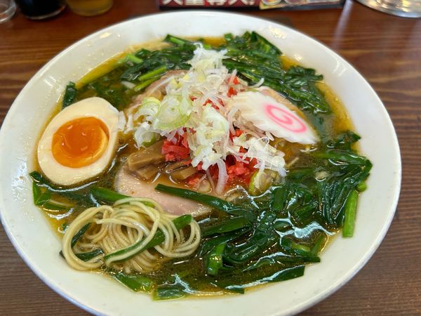 「【Special】ニラ中華そば900円」@良温(Ra-on)の写真