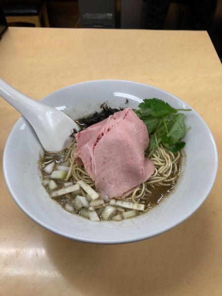 「上尾のバリカタ煮干しそば　800円」@中華そば よしかわの写真