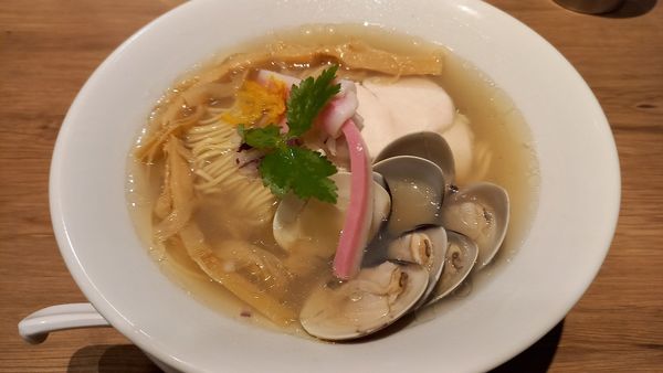 「蛤SOBA(塩)」@むぎとオリーブ さいたま新都心店の写真