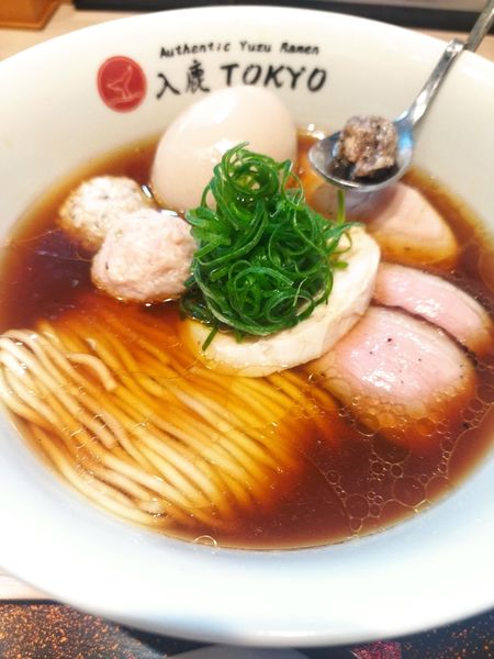 「特製ボルチーニ醤油ラーメン¥1600」@入鹿TOKYOの写真