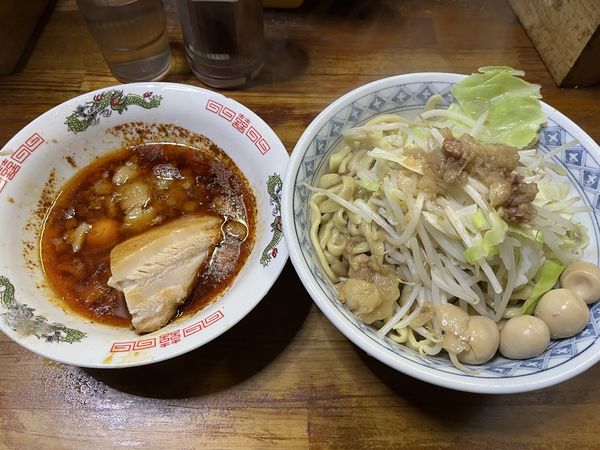 「つけめんあぶらうずら」@蓮爾 新町一丁目店の写真